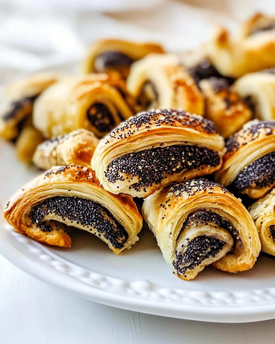 Delicious Poppy Seed Rugelach shot