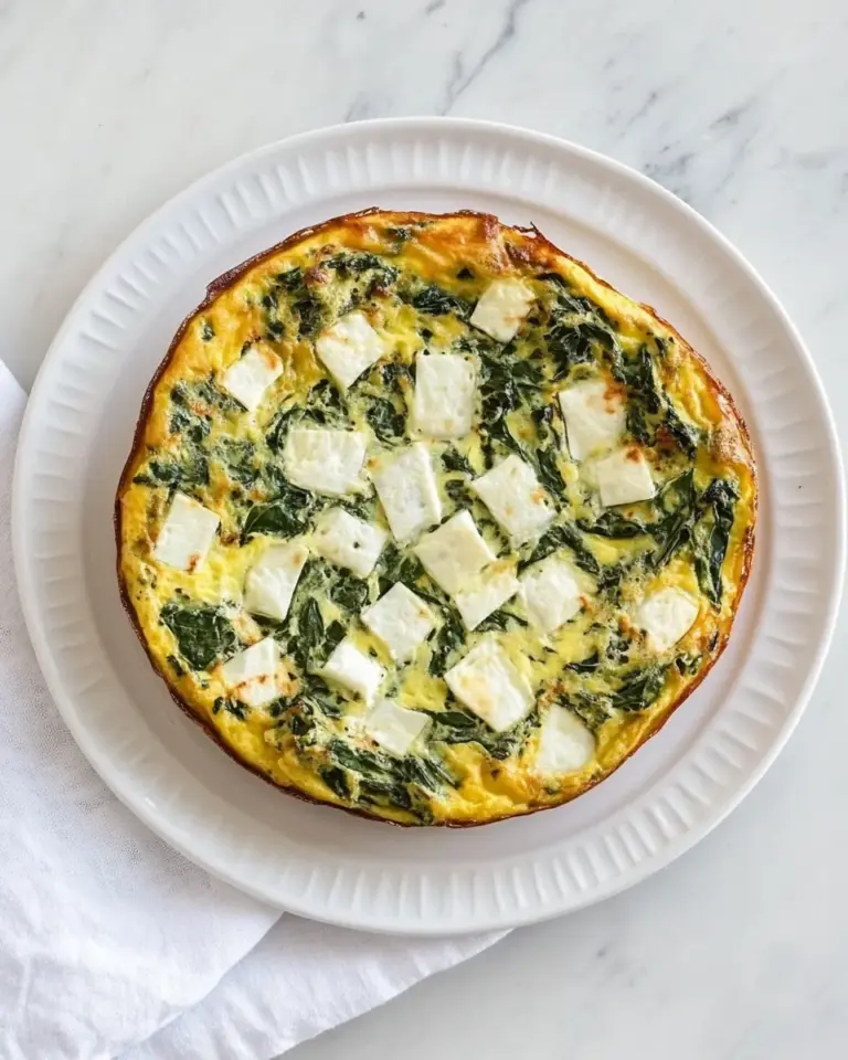 Homemade Potato Crusted Spinach Frittata photo
