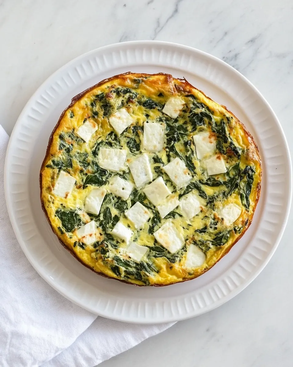 Homemade Potato Crusted Spinach Frittata photo