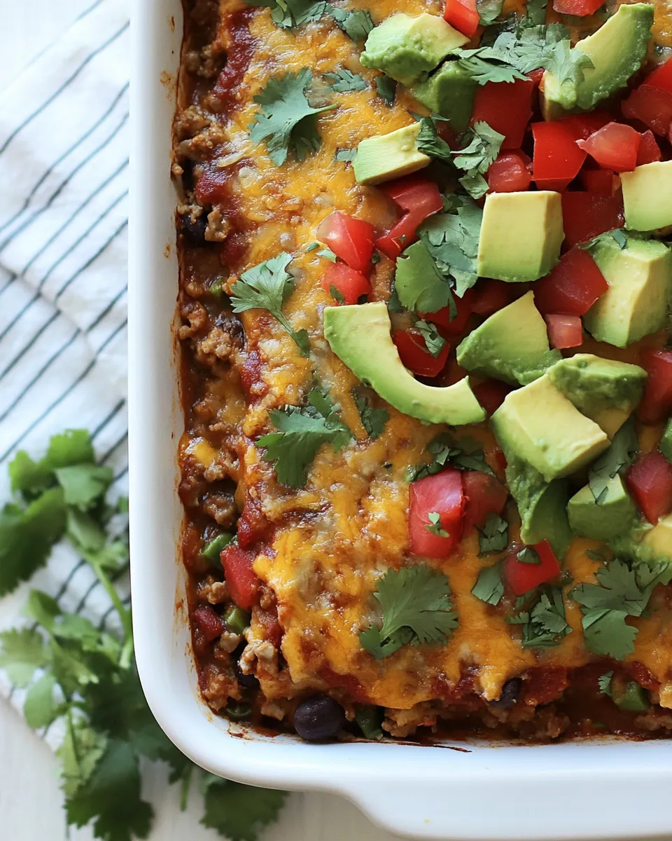 Homemade Quinoa Fiesta Enchilada Bake photo