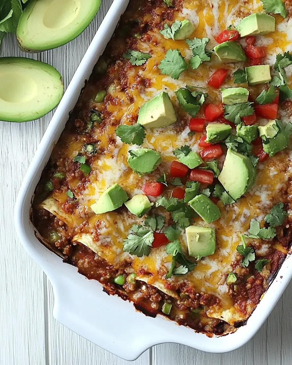 Healthy Quinoa Fiesta Enchilada Bake shot