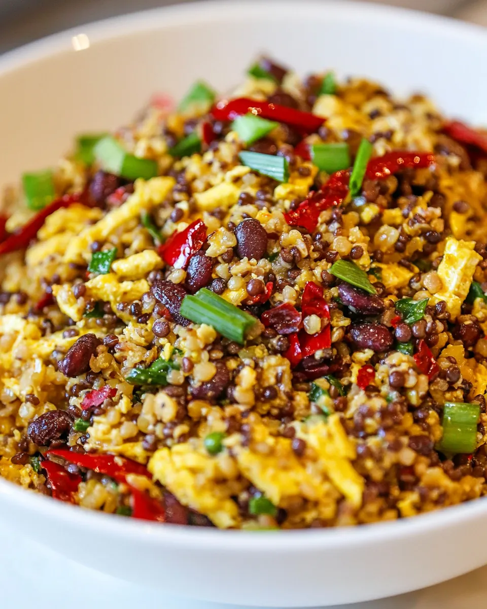 Easy Quinoa Lentil Salad recipe photo