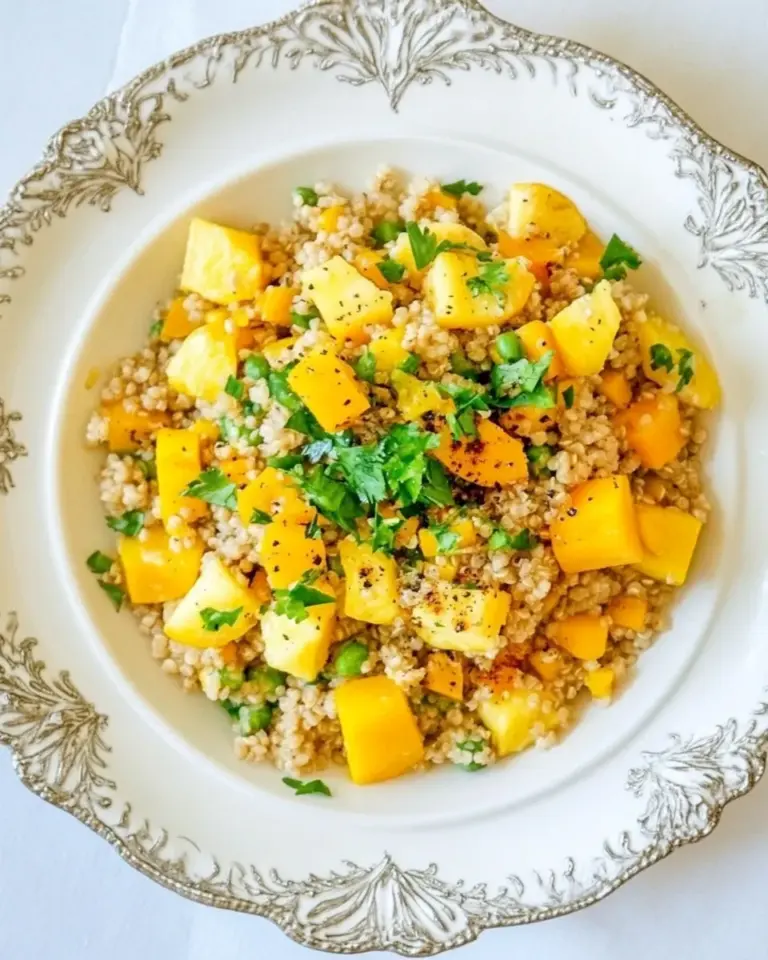 Easy Quinoa Salad With Squash And Pineapples photo