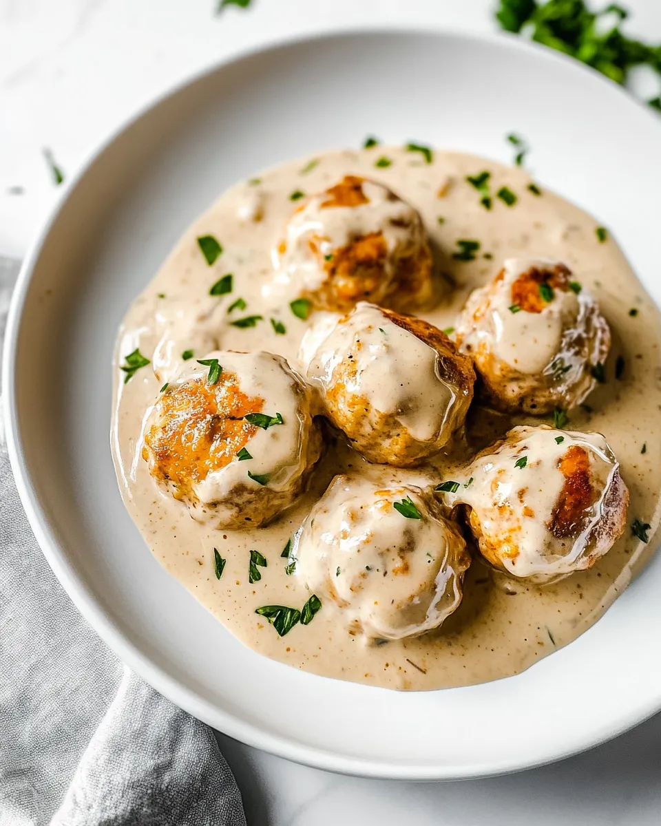 Delicious Ranch Chicken Meatballs image