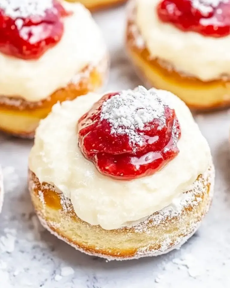 Homemade Raspberry Cheesecake Donuts photo