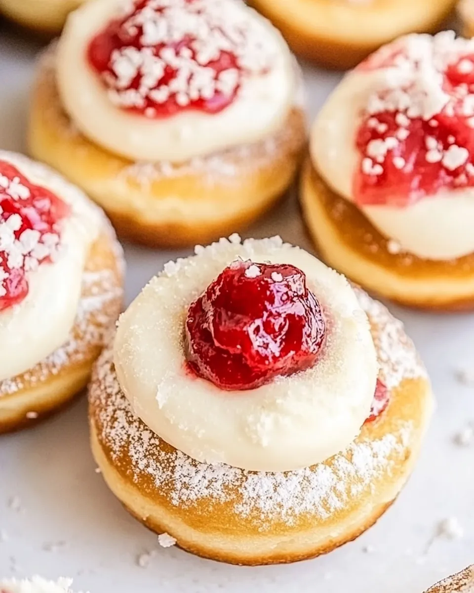 Easy Raspberry Cheesecake Donuts recipe photo
