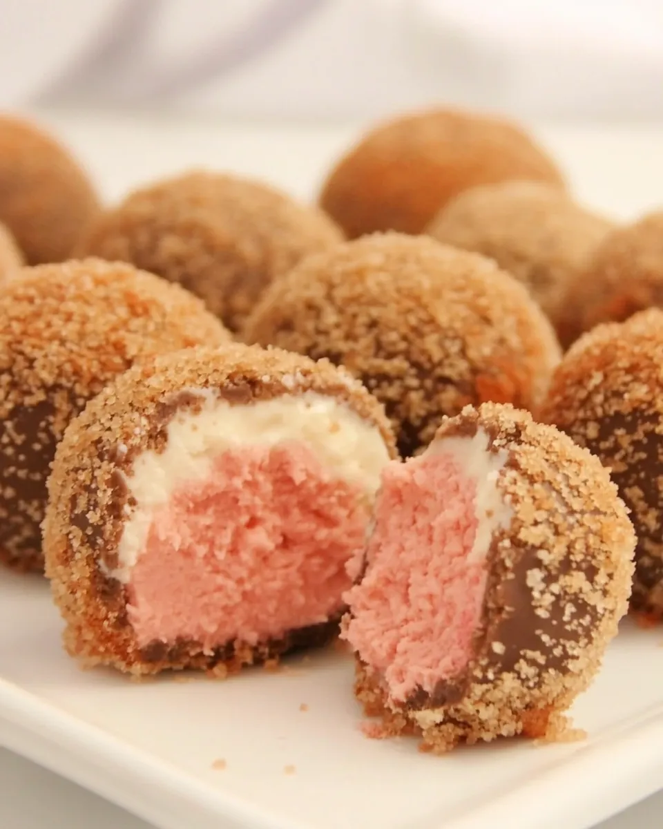 Easy Raspberry Cheesecake Truffles recipe photo