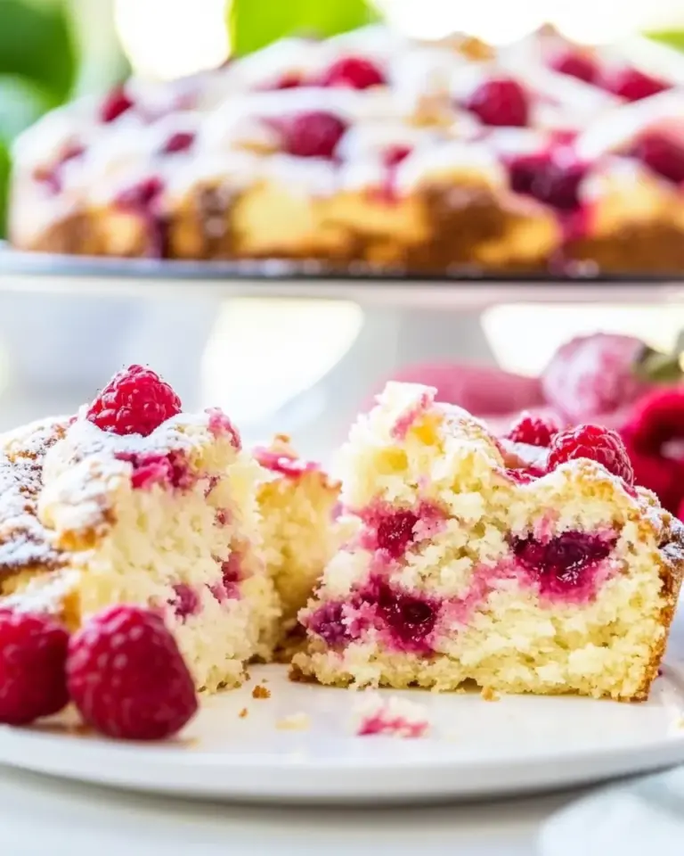 Homemade Raspberry Cream Cheese Coffee Cake photo