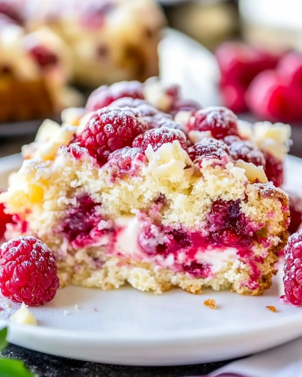 Easy Raspberry Cream Cheese Coffee Cake recipe photo