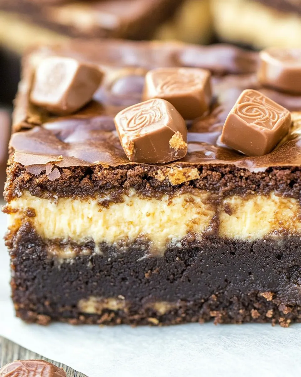Best Reeses Cheesecake Brownies recipe photo
