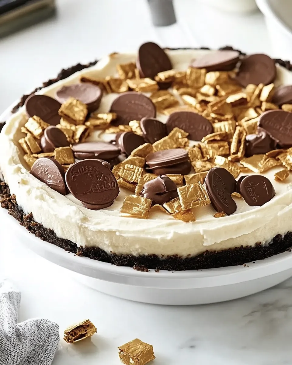 Homemade Reeses Pie photo