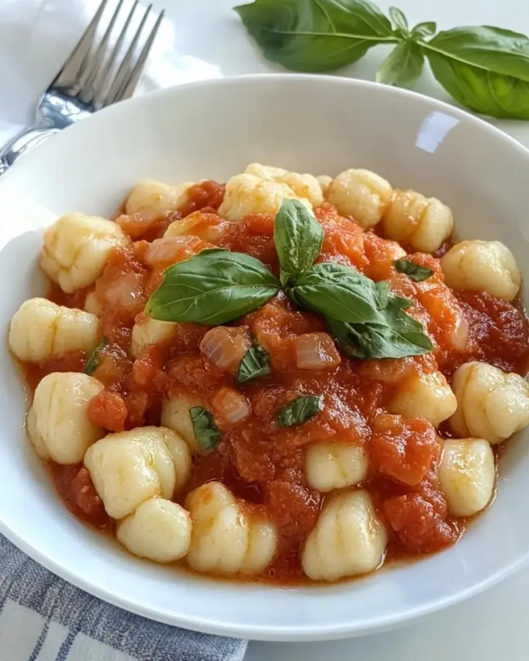 Homemade Ricotta Gnocchi with Marinara photo