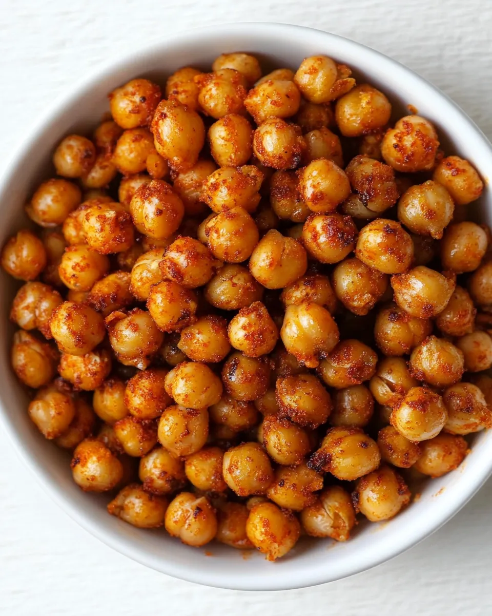 Delicious Roasted Cajun Chickpeas image
