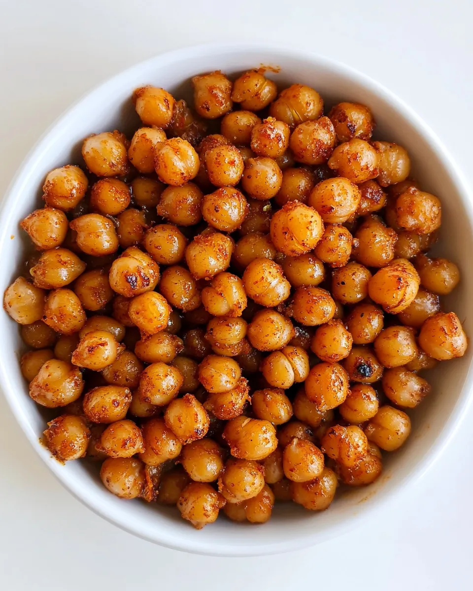 Easy Roasted Cajun Chickpeas recipe photo