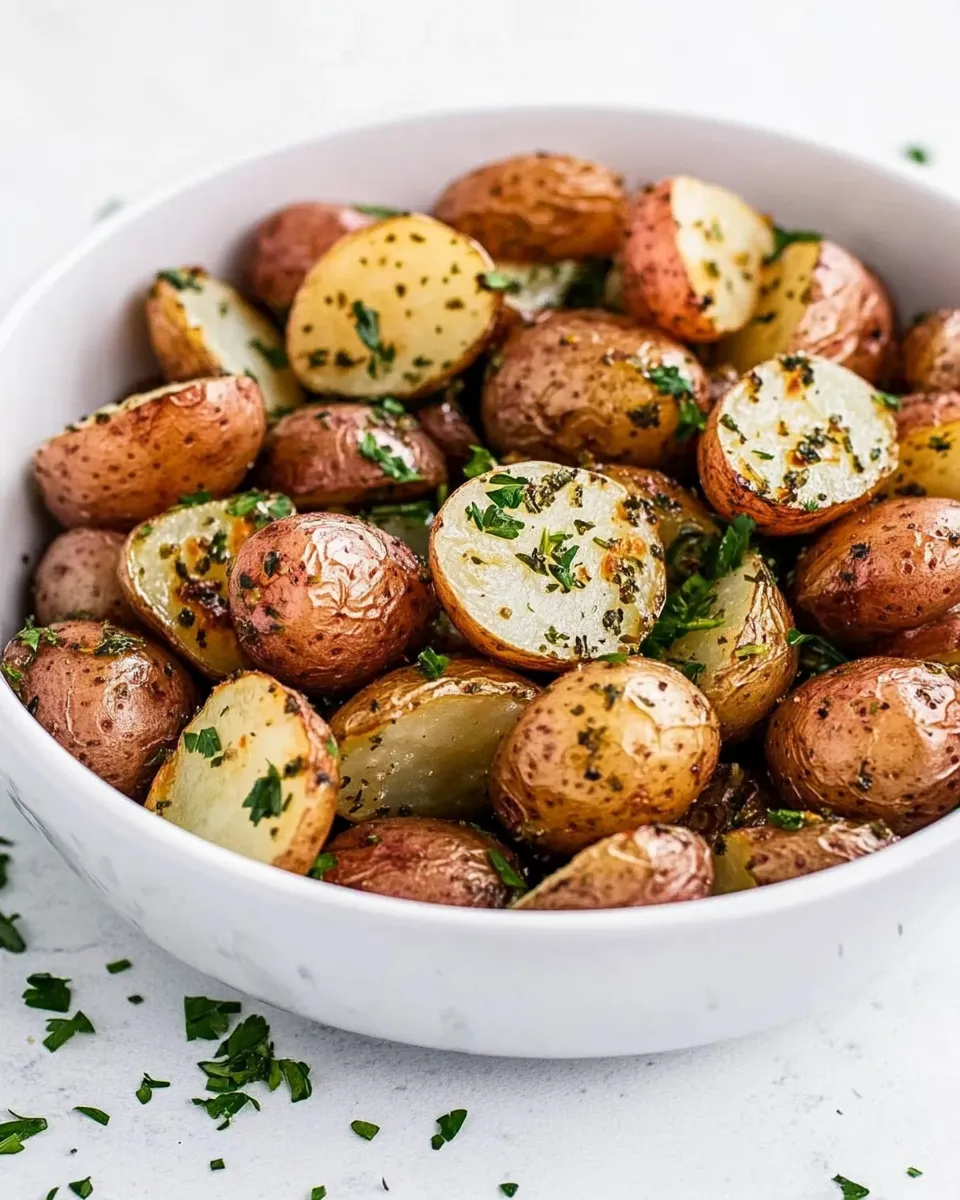 Easy Roasted Red Potatoes with Garlic and Herbs photo