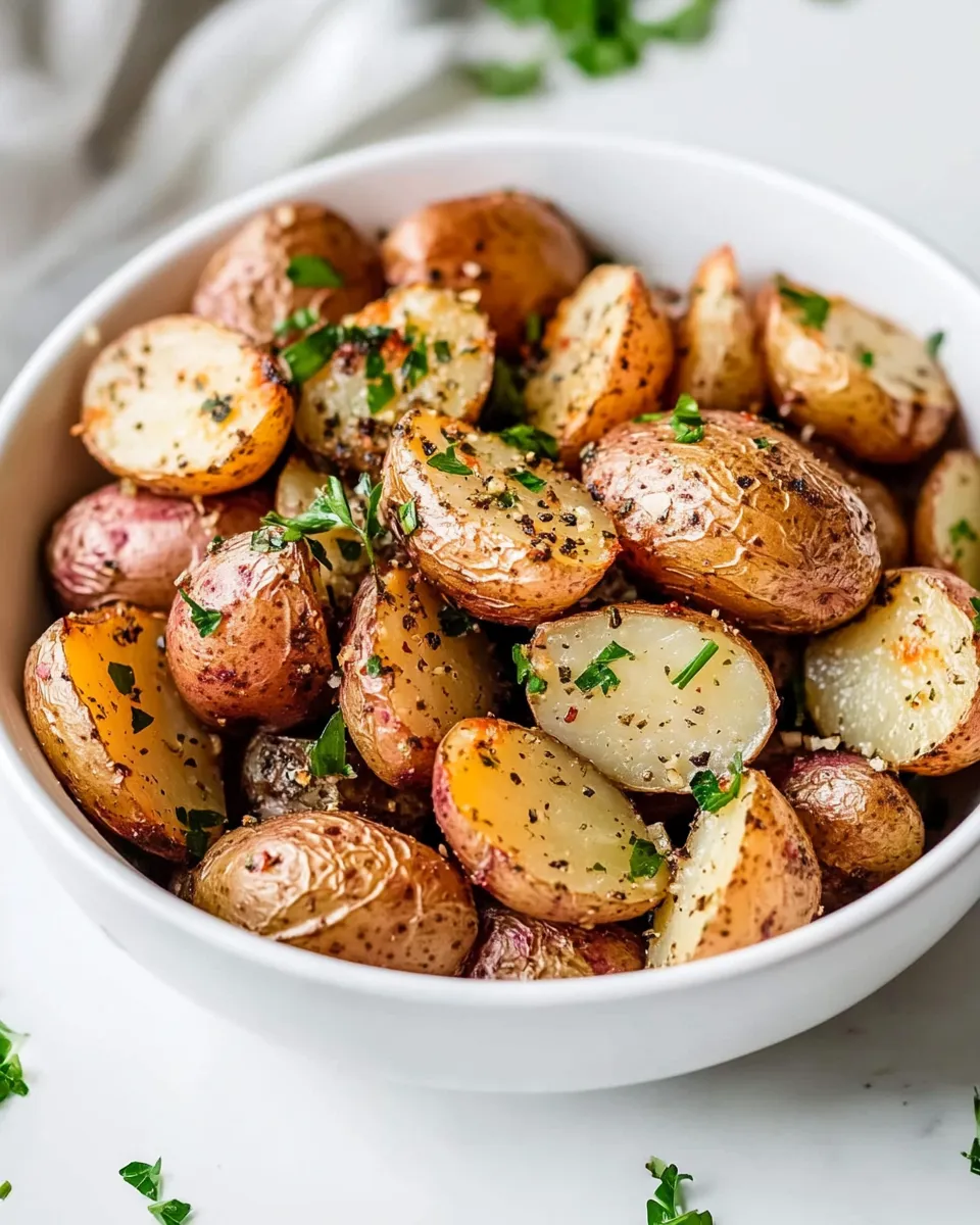 Savory Roasted Red Potatoes with Garlic and Herbs recipe photo