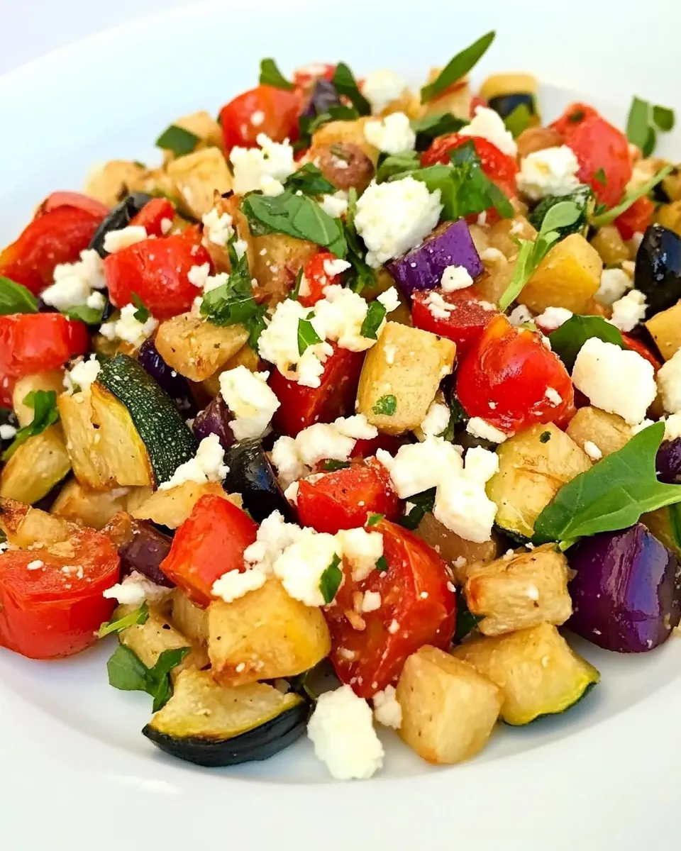 Delicious Roasted Vegetable Salad Recipe dish photo