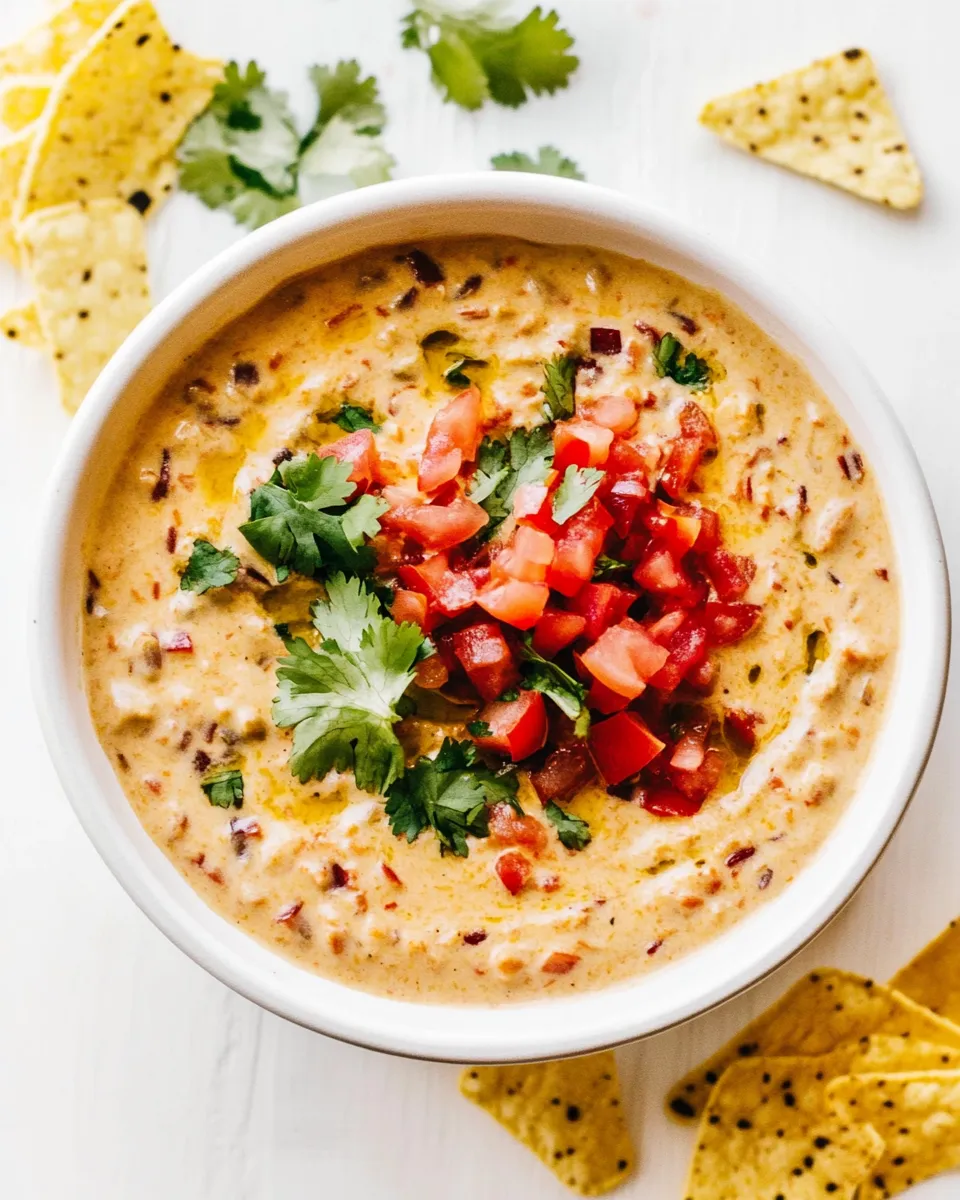 Delicious Rotel Dip shot