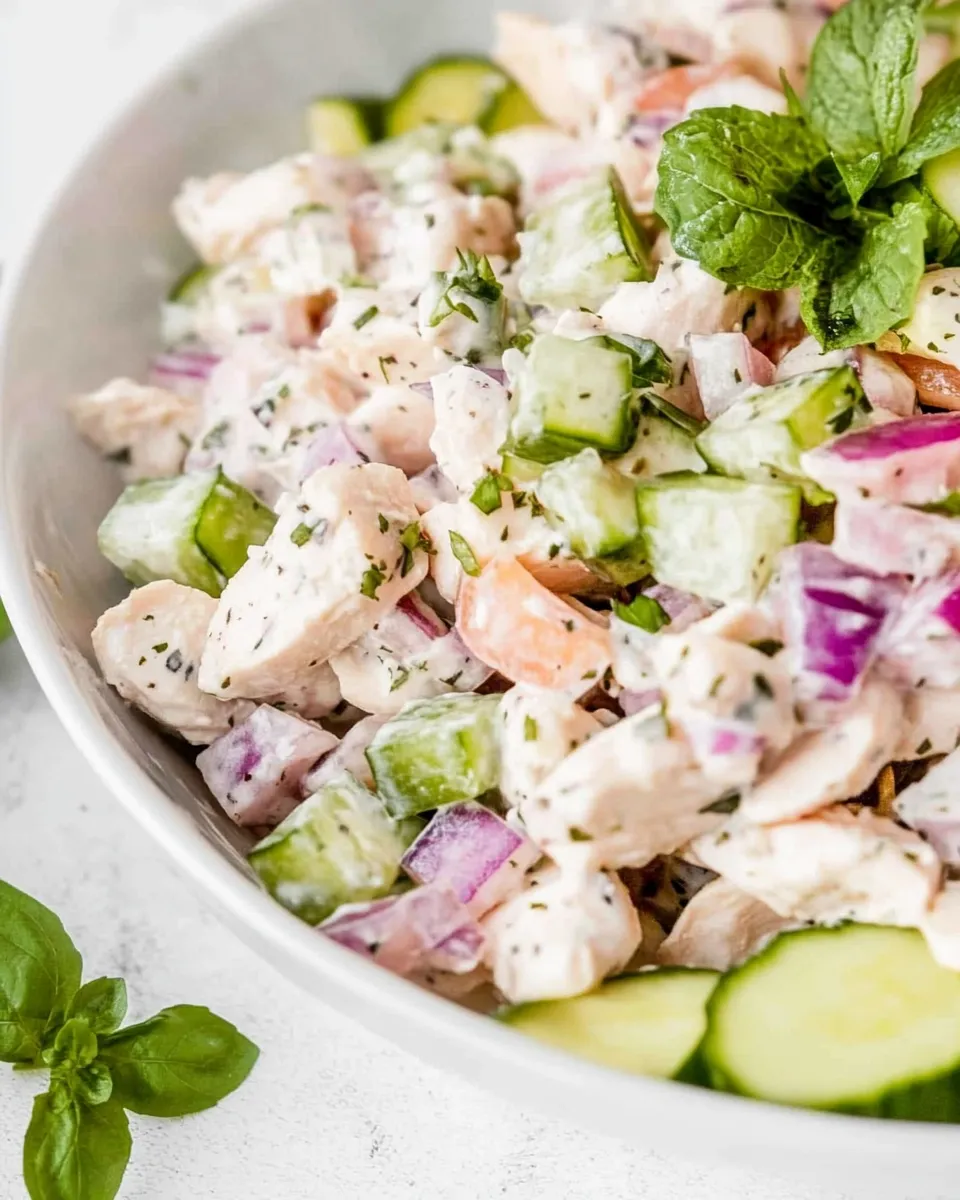 Healthy Rotisserie Chicken Salad recipe photo