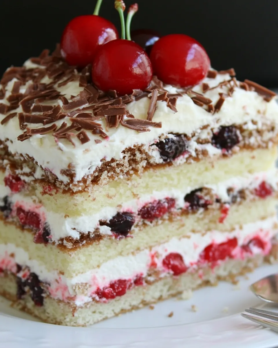 Classic Russian Cherry Layer Cake image