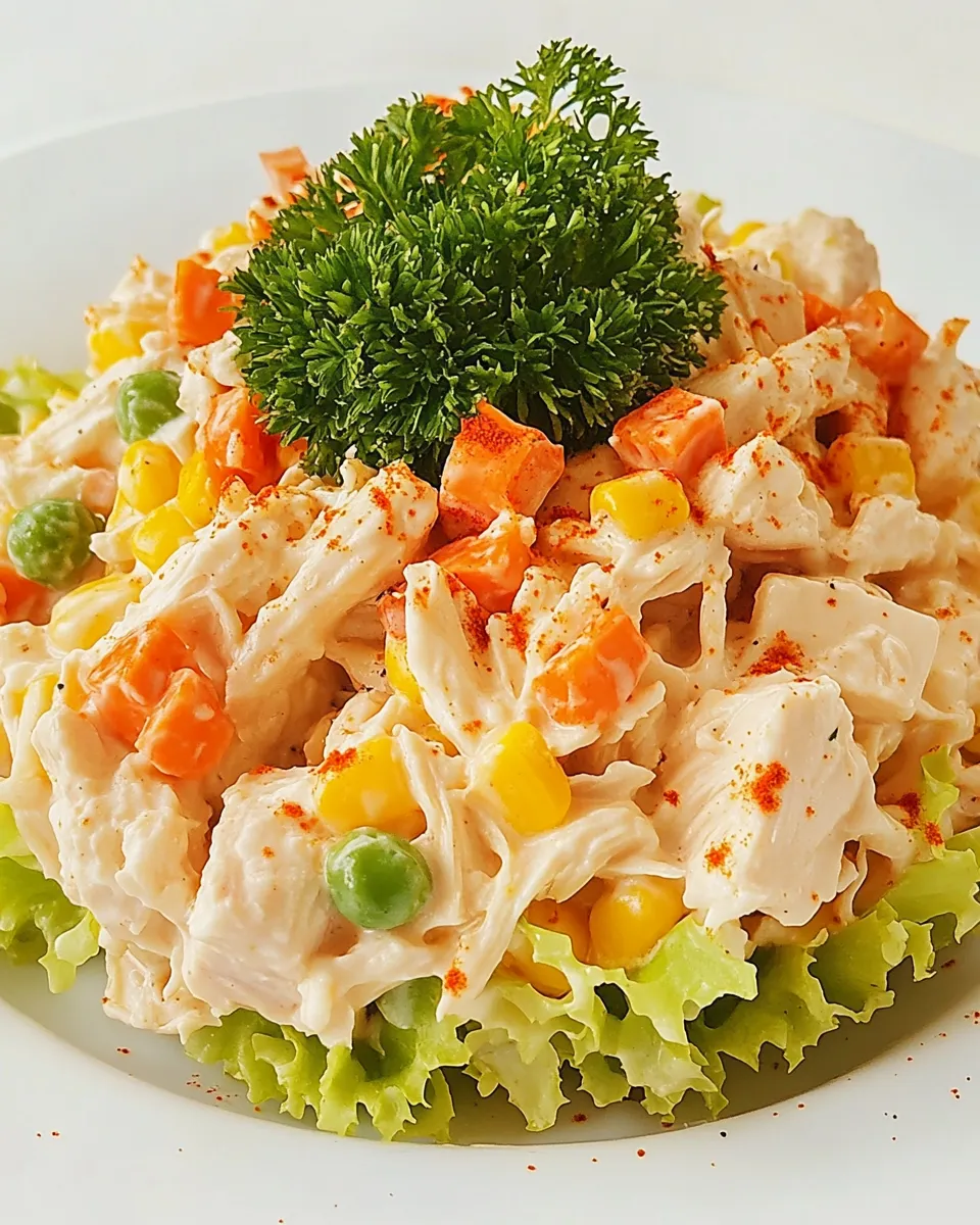 Classic Salpico de Frango (Brazilian Chicken Salad) image