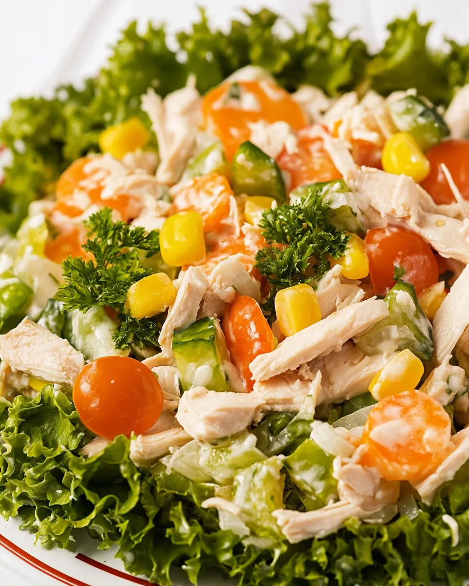 Easy Salpico de Frango (Brazilian Chicken Salad) recipe photo