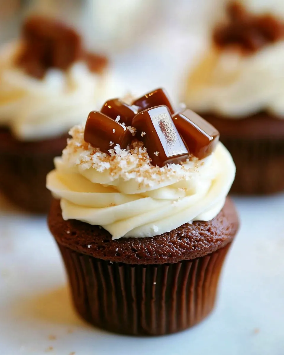 Delicious Salted Caramel Cupcakes image
