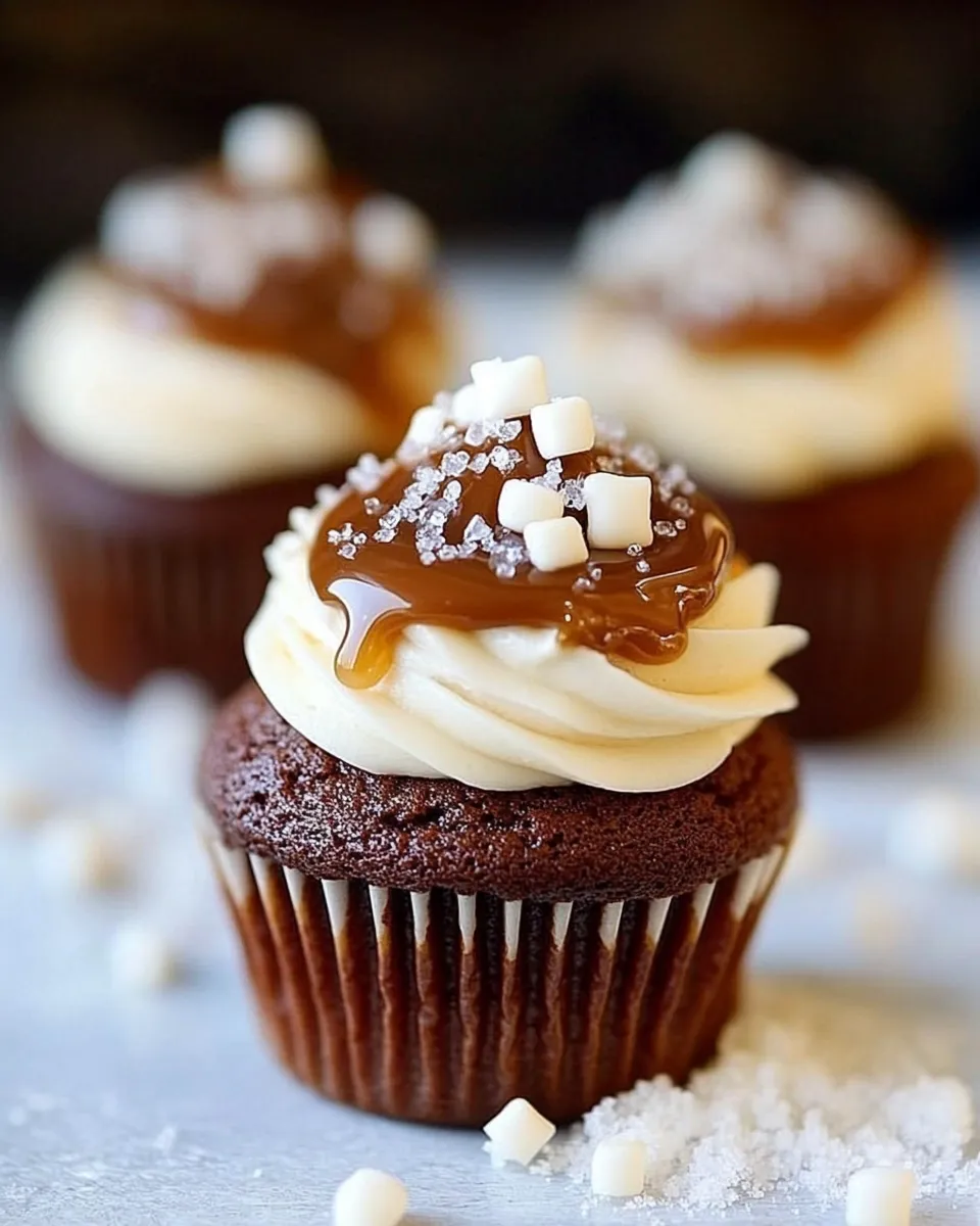 Easy Salted Caramel Cupcakes recipe photo