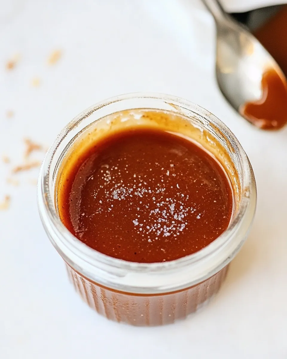 Easy Salted Caramel Sauce Recipe shot