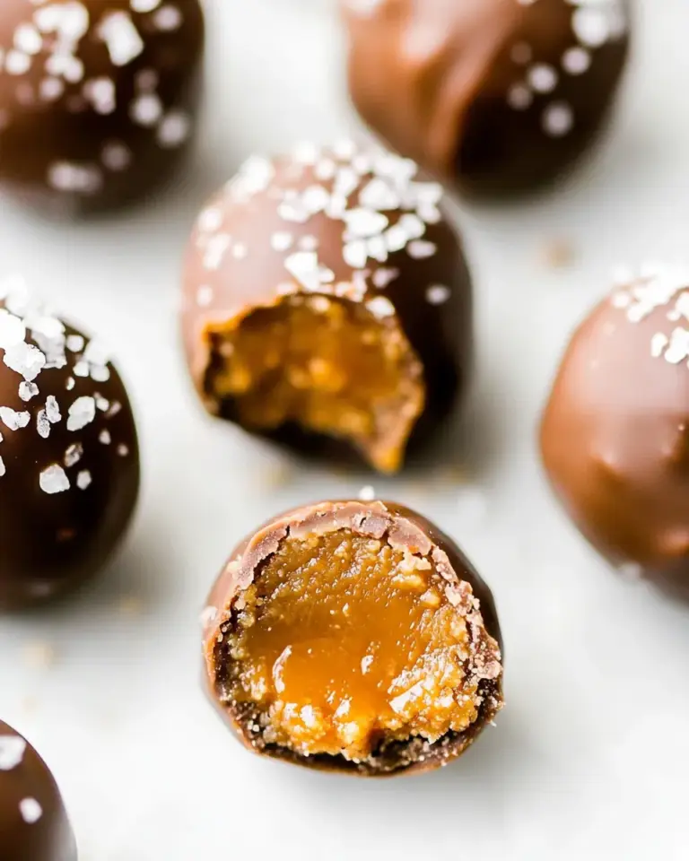Homemade Salted Caramel Truffles recipe photo
