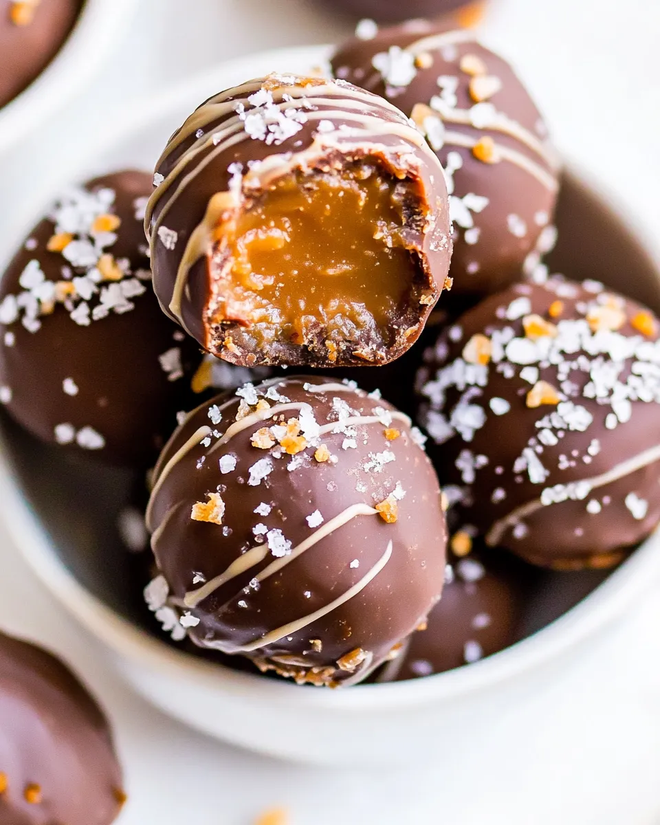 Classic Salted Caramel Truffles image