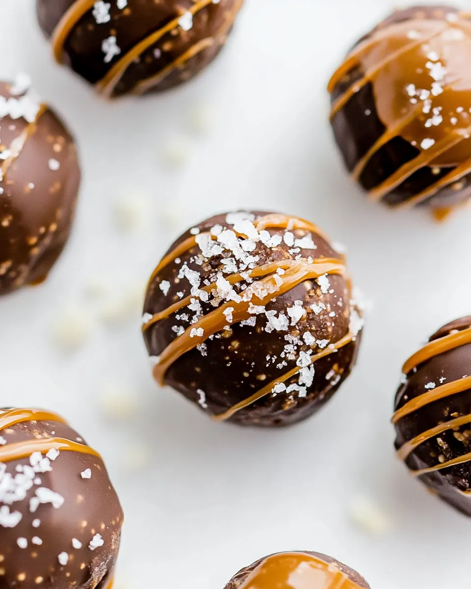 Easy Salted Caramel Truffles dish photo