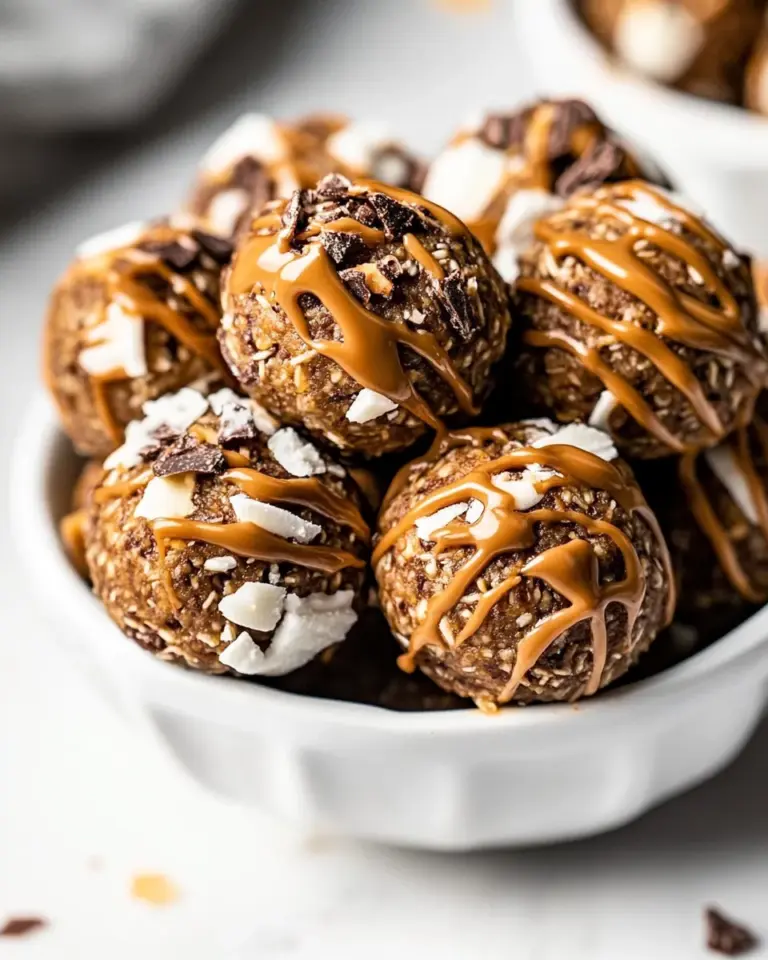 Homemade Samoa Cookie Protein Balls photo