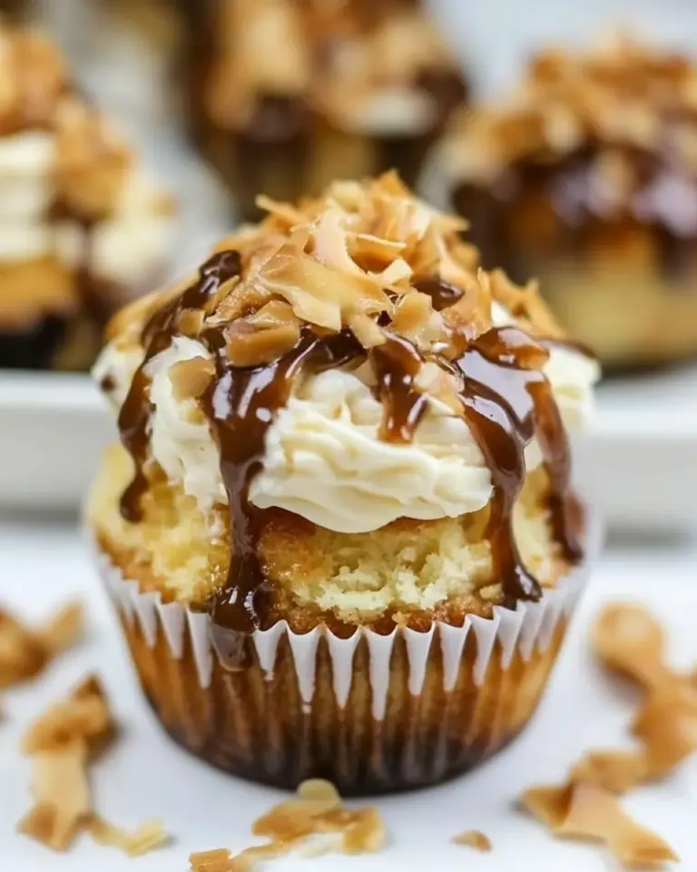 Homemade Samoa Cupcakes photo