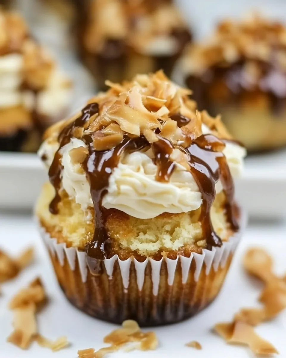 Homemade Samoa Cupcakes photo