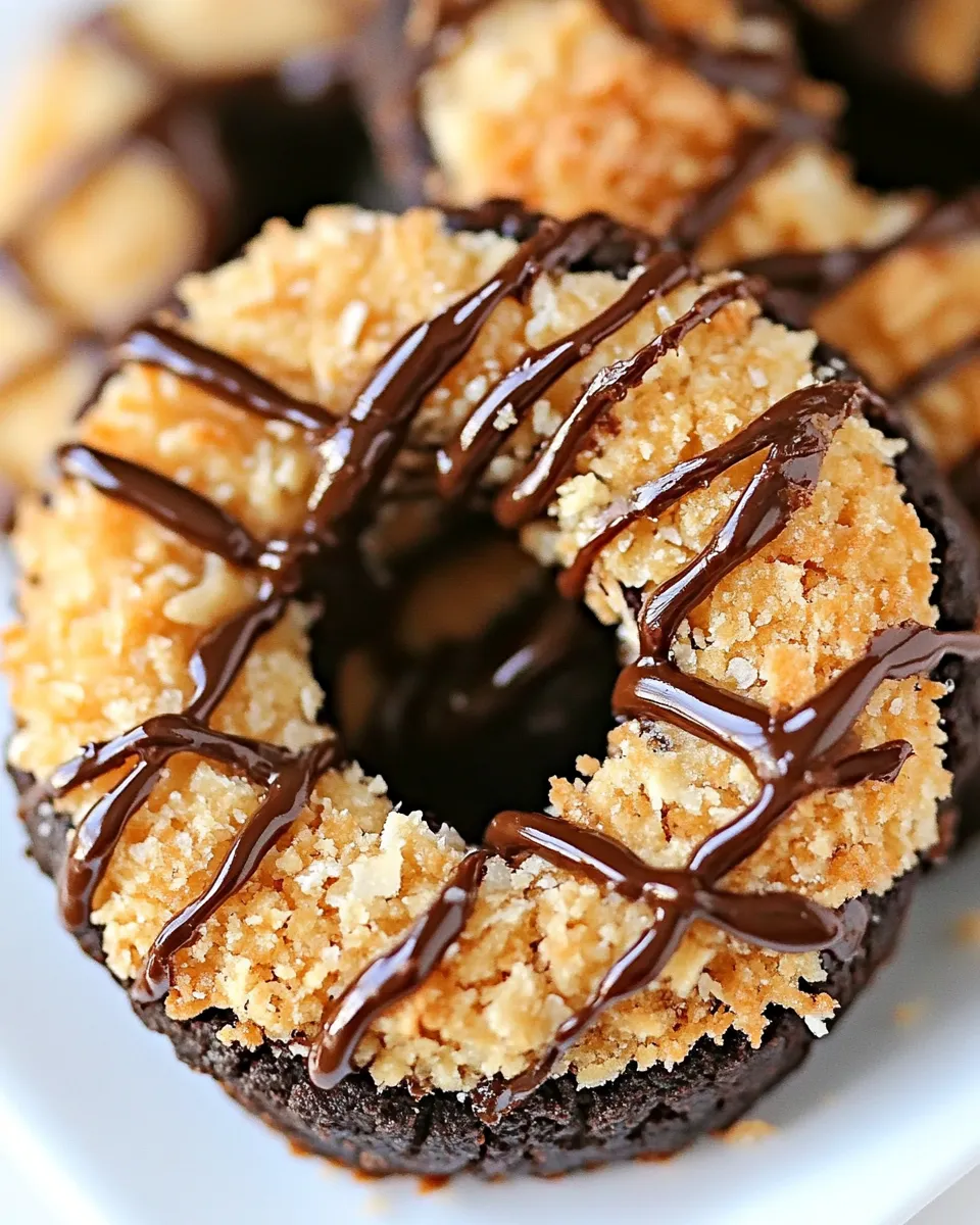 Easy Samoas Cookies or Caramel deLites Recipe shot