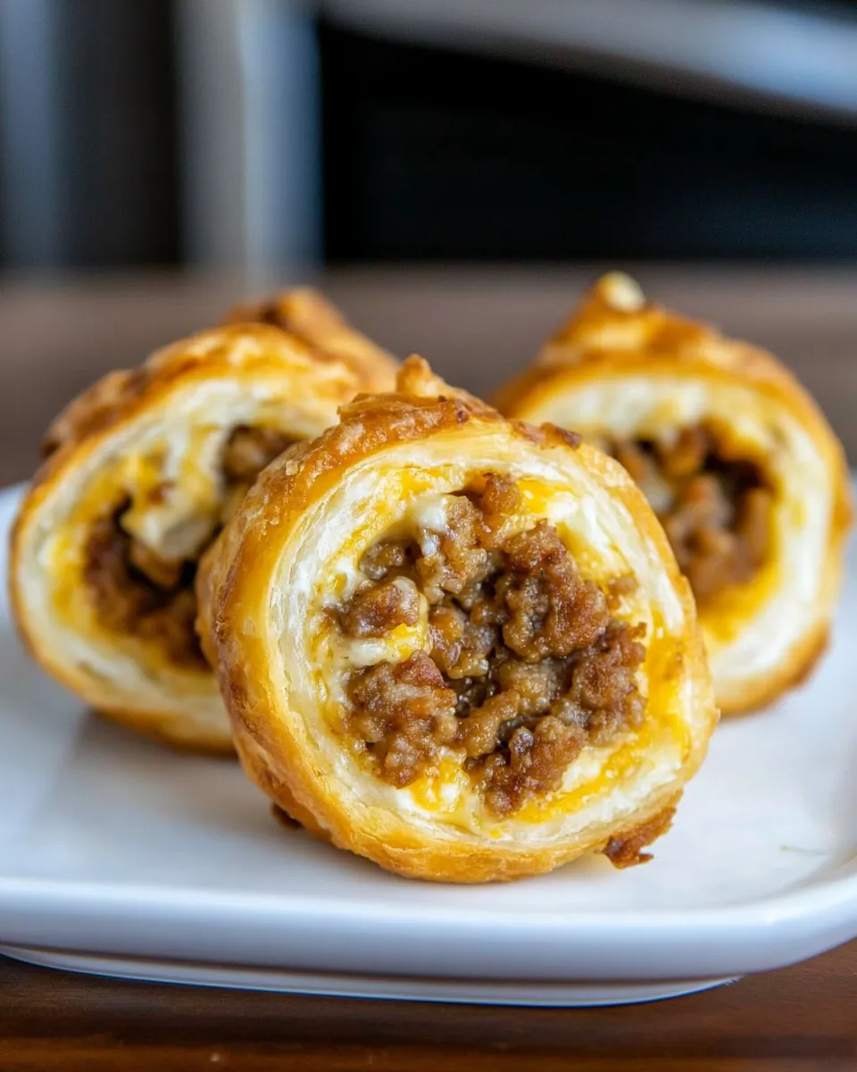 Delicious Sausage Cream Cheese Pinwheels image