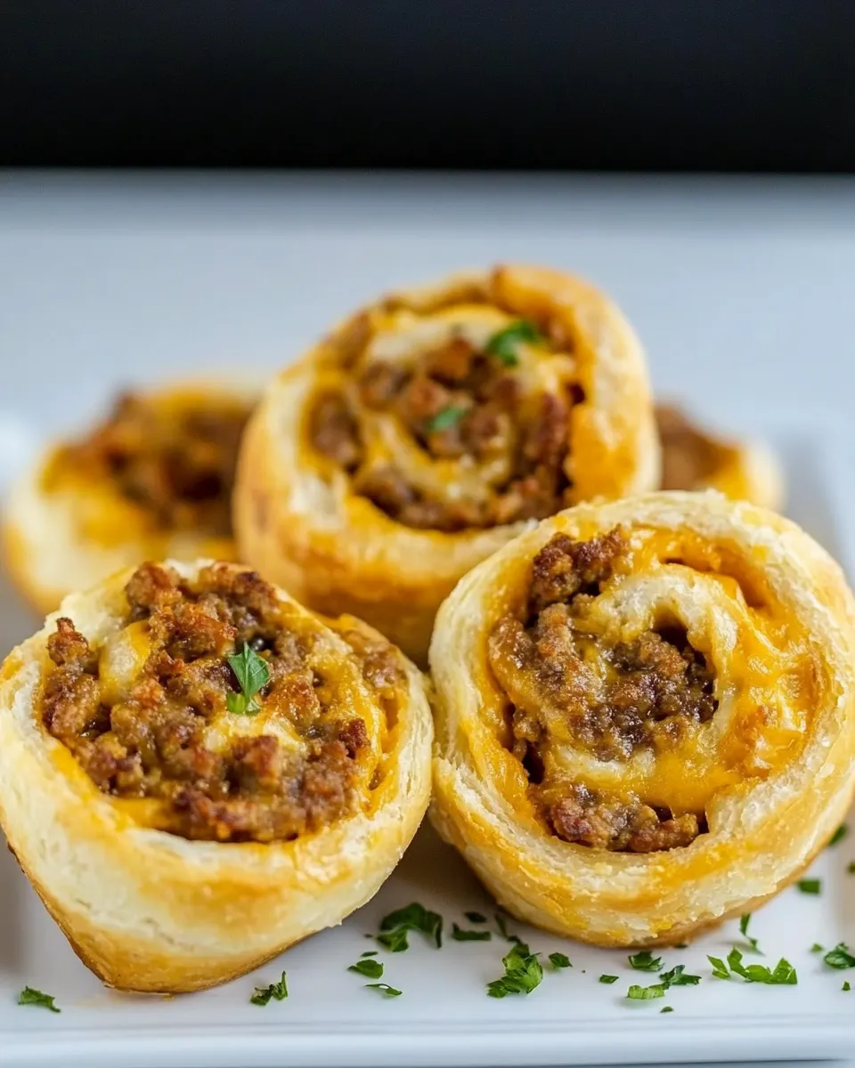 Classic Sausage Cream Cheese Pinwheels recipe photo