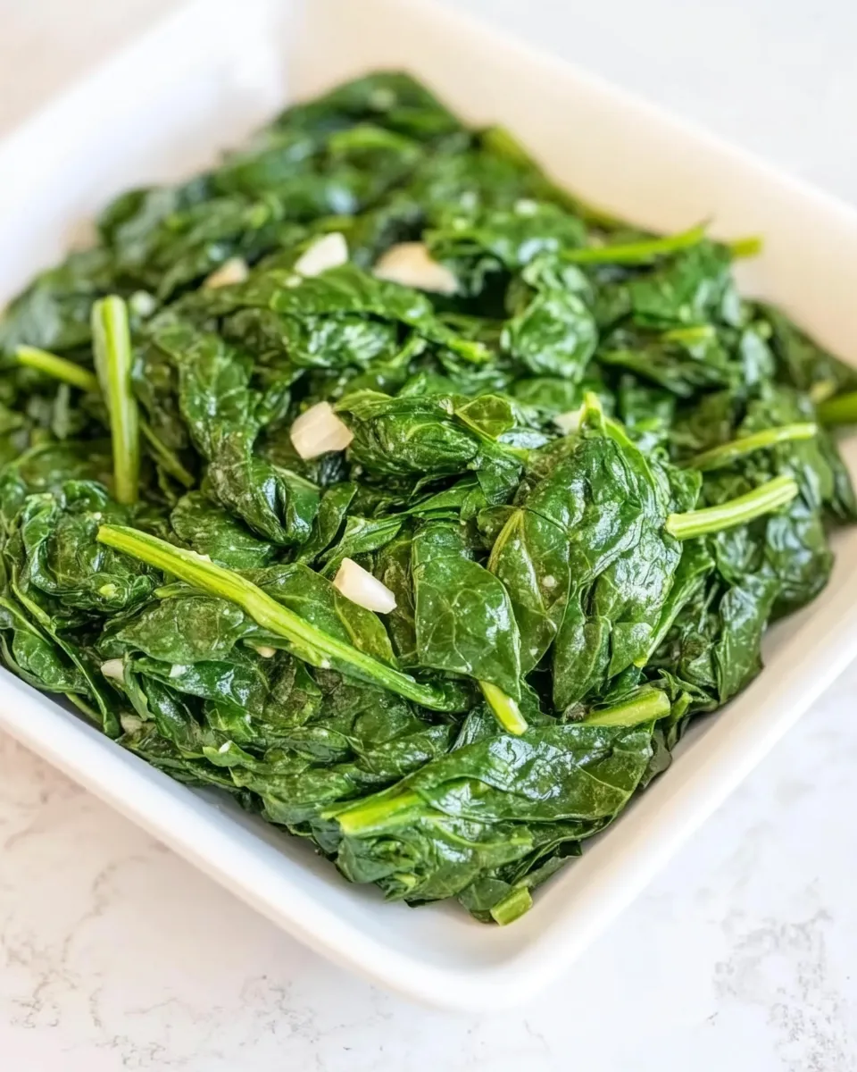 Easy Sauteed Spinach photo