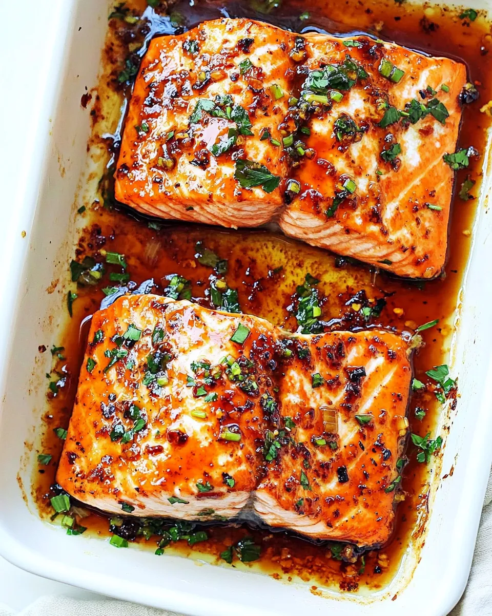 Healthy Sheet Pan Ginger Soy Glazed Salmon recipe photo