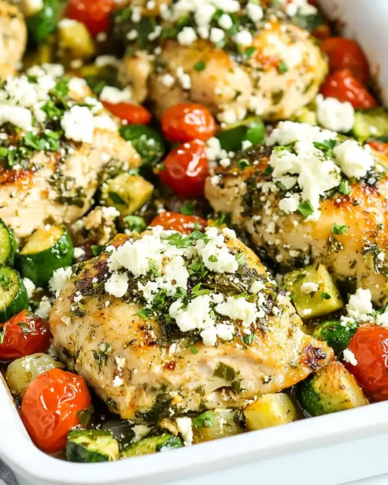 Easy Sheet Pan Greek Chicken Meal photo