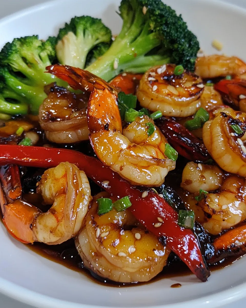 Delicious Sheet Pan Honey Garlic Shrimp and Veggies image