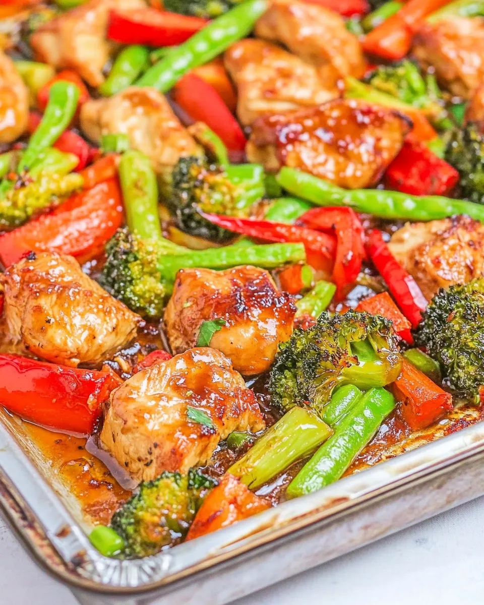 Easy Sheet Pan Teriyaki Chicken and Vegetables photo