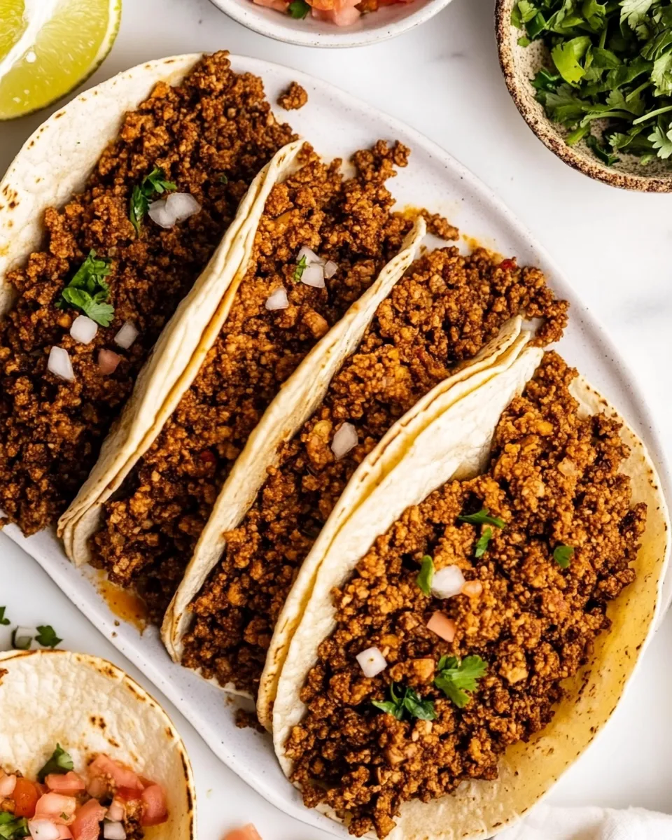 Quick Sheet Pan Vegan Taco Meat (Nut-Free) shot