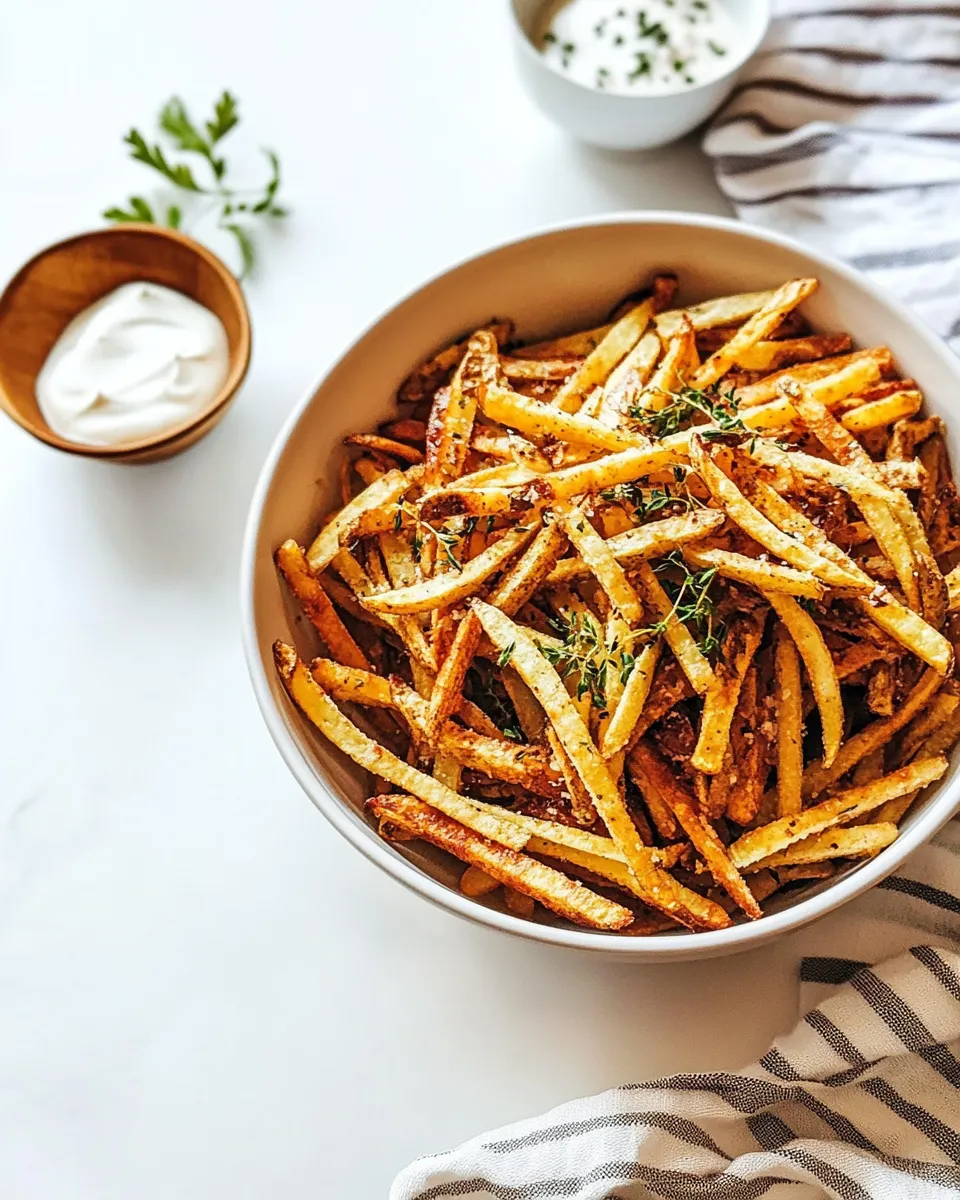 Homemade Shoestring Fries Recipe photo