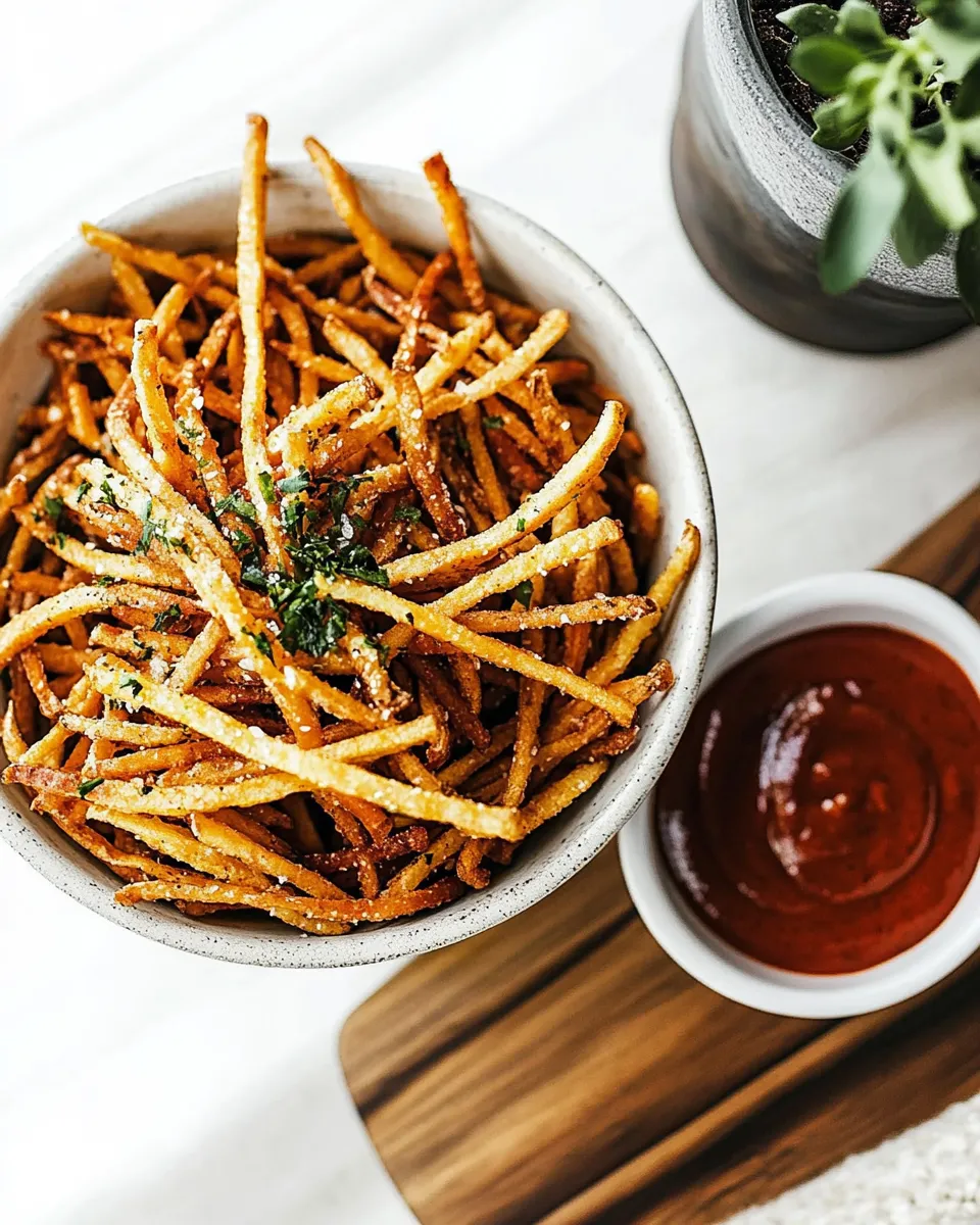 Classic Shoestring Fries Recipe image