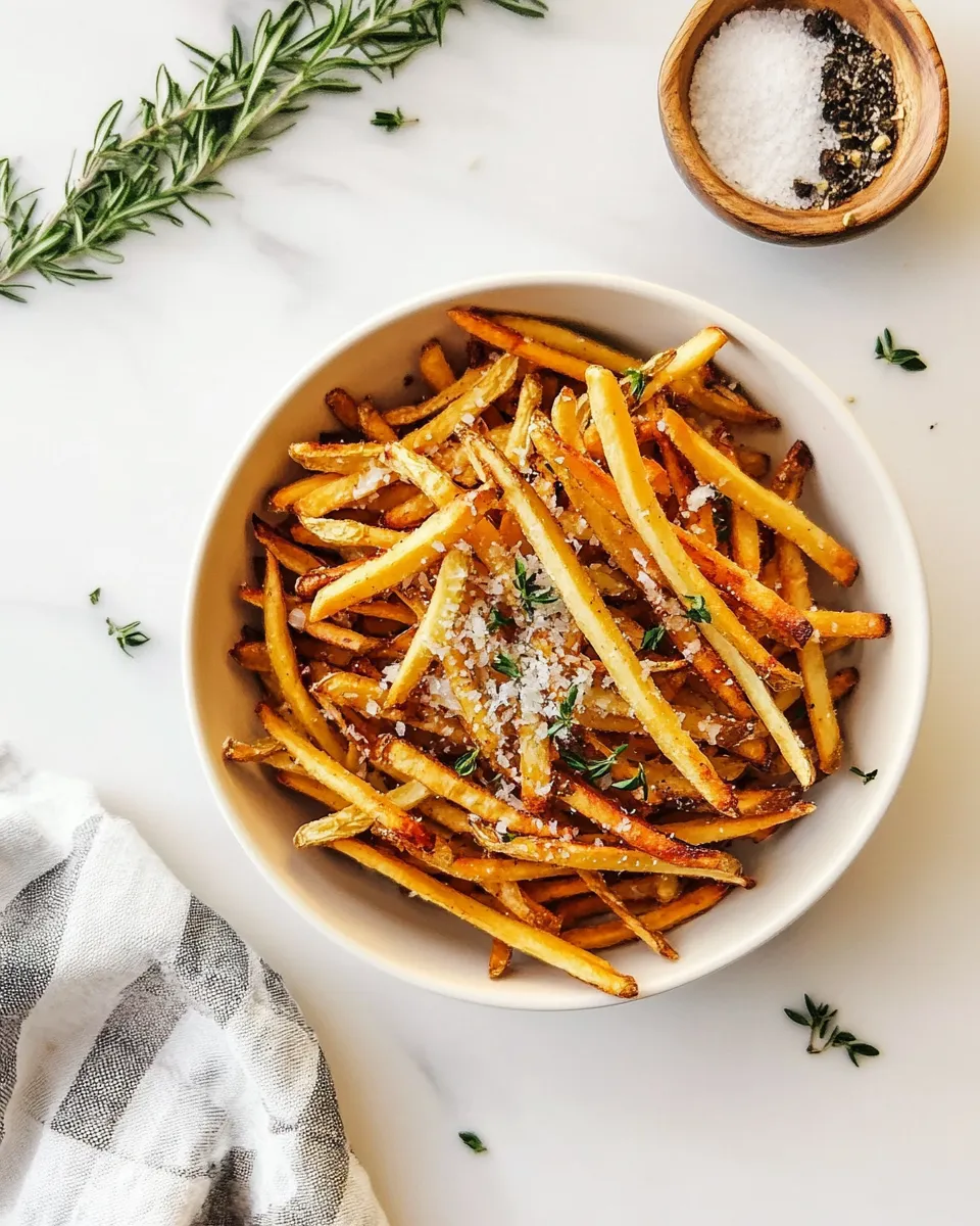 Easy Shoestring Fries Recipe shot