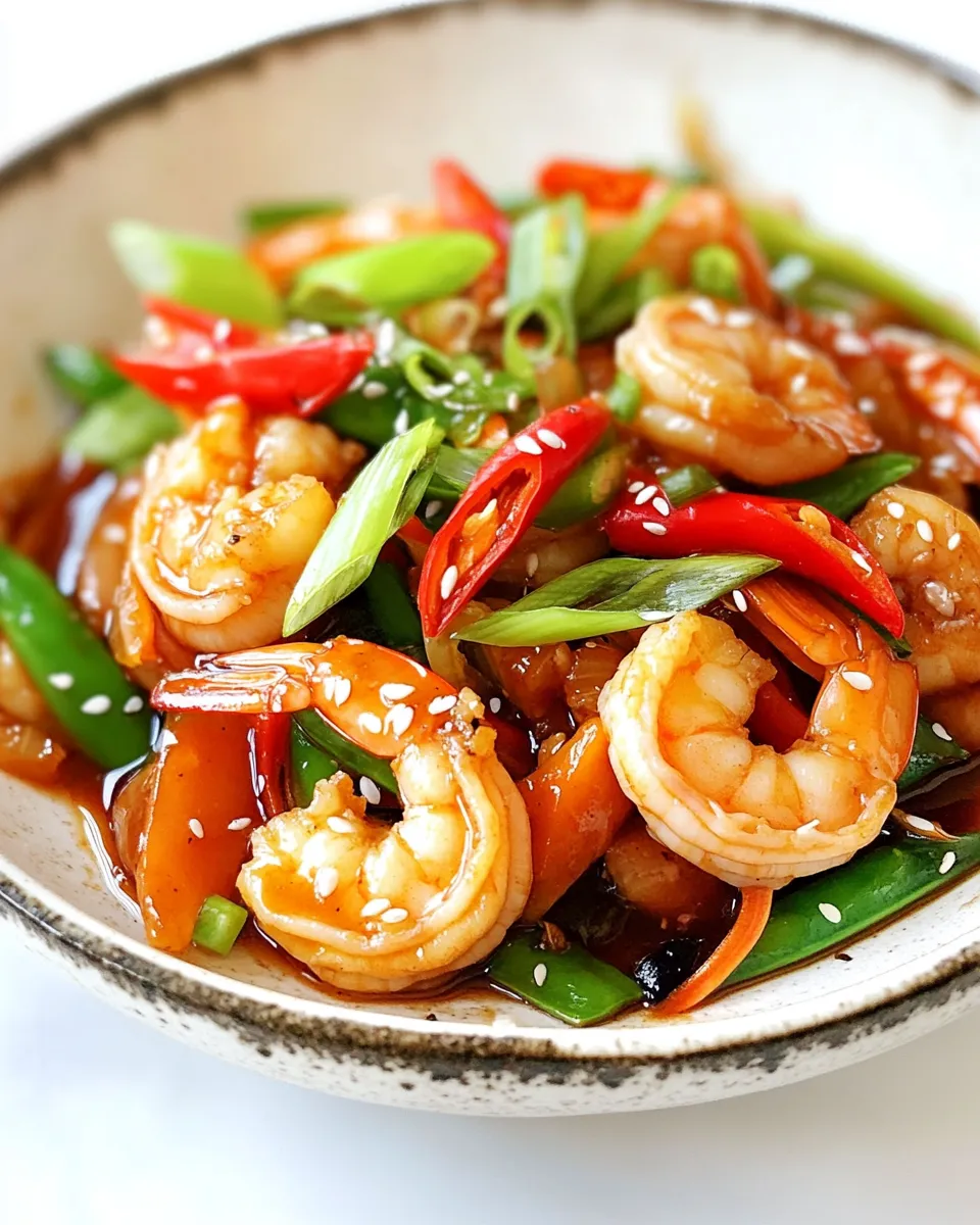 Homemade Shrimp Teriyaki Stir Fry Recipe photo