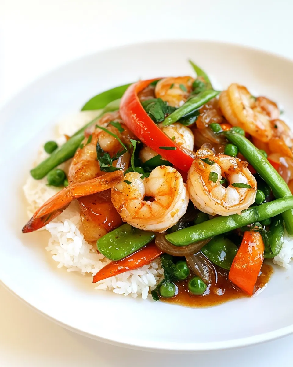 Easy Shrimp Teriyaki Stir Fry Recipe shot