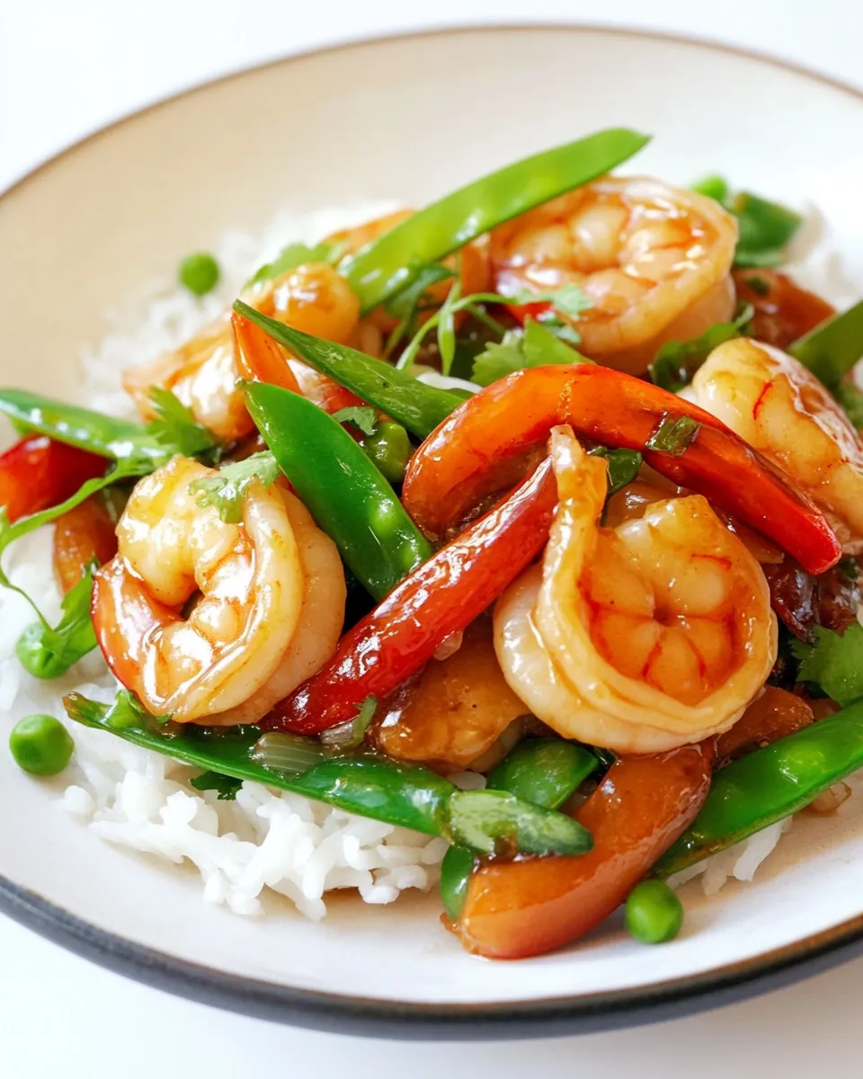 Delicious Shrimp Teriyaki Stir Fry Recipe dish photo